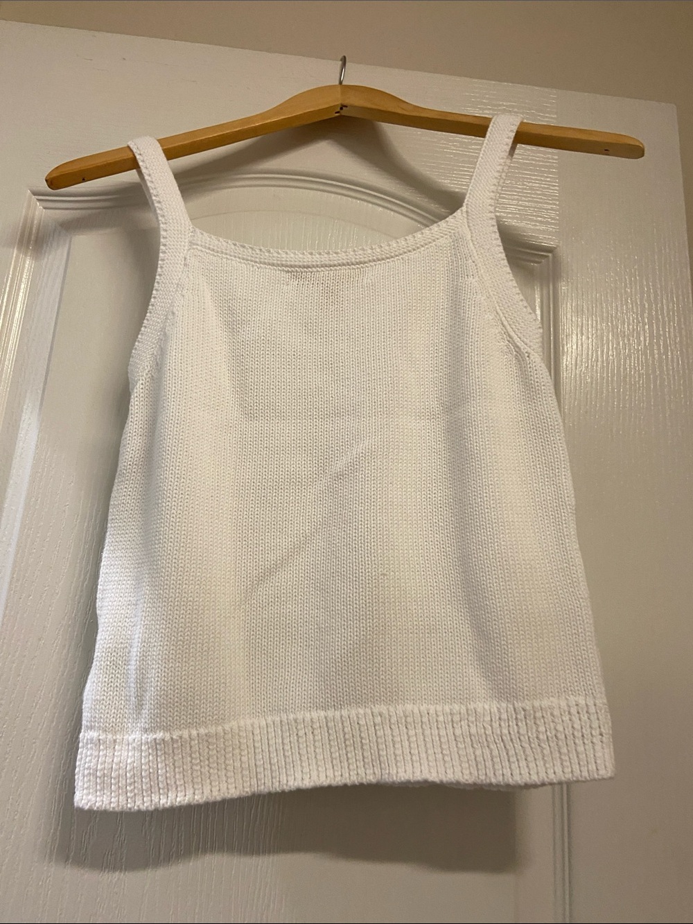 Lilly Pulitzer White Knit Scoop Neck Tank - Picture 4 of 4